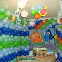 Decoração de balões Aniversários